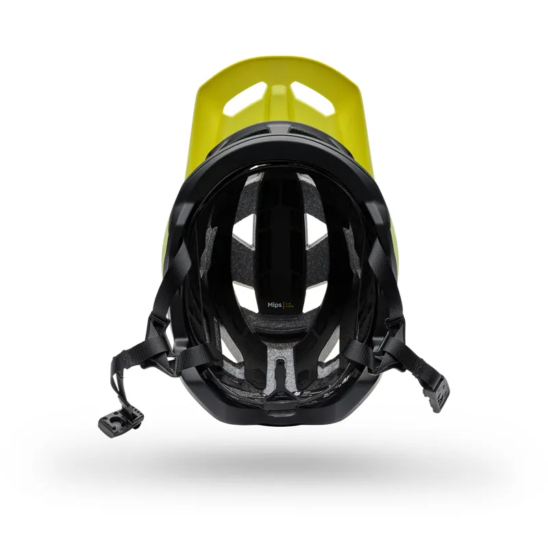 Fox Speedframe Pro Backfade Mountain Bike Helmet in Lime Green-4