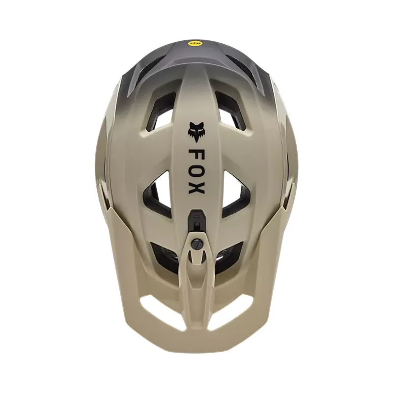 Fox Speedframe Pro Backfade Mountain Bike Helmet in Cream-2