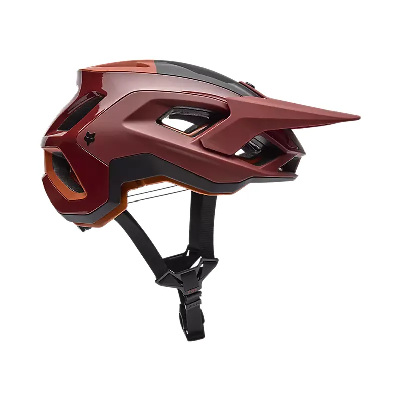 Fox Speedframe RS Paranoid Mountain Bike Helmet in Rust Brown
