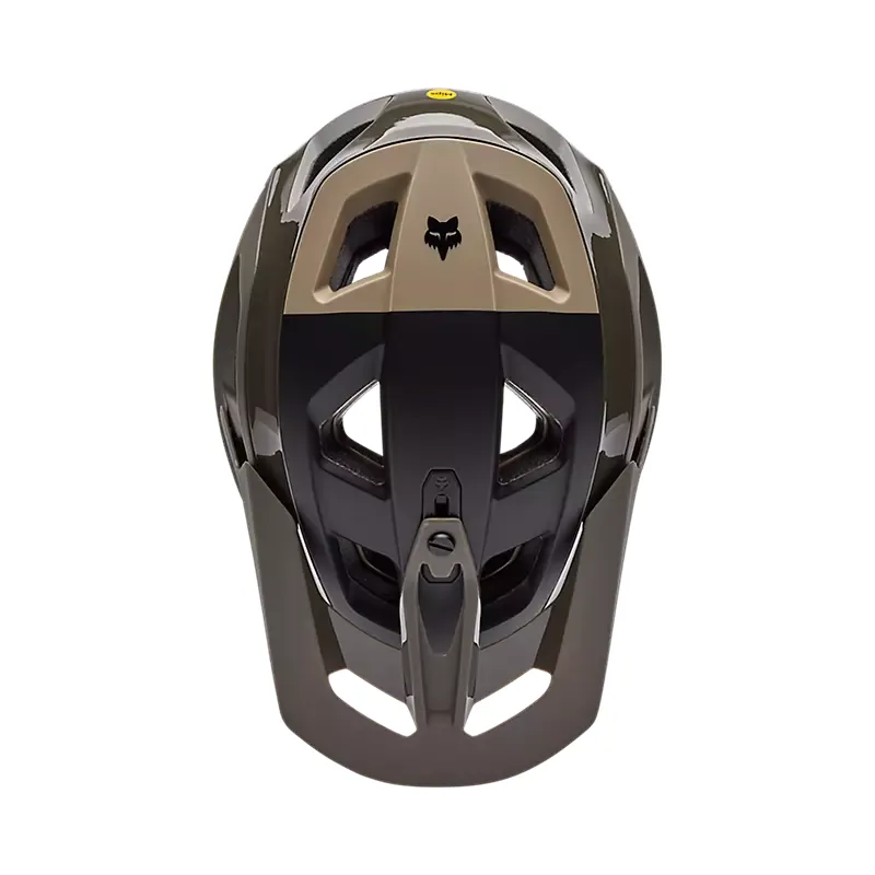 Fox Speedframe RS Paranoid Mountain Bike Helmet in Military Green-2