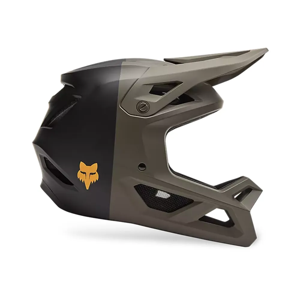 Team Cycles Fox Head Clothing Fox Rampage 5050 Helmet in Military Green | Interest FREE Finance & Online Refund Policy.