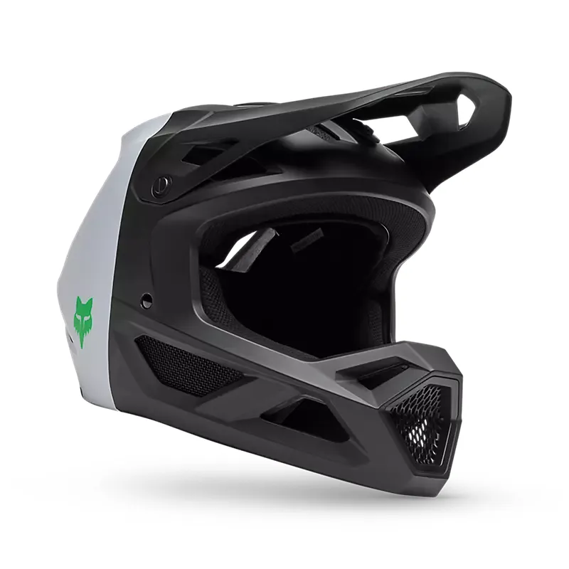 Fox Youth Rampage 5050 Full Face Mountain Bike Helmet in Black and Grey-1