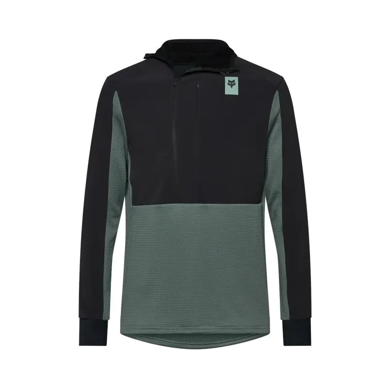 Fox Defend Thermal Mountain Bike Hoodie in Sage Green