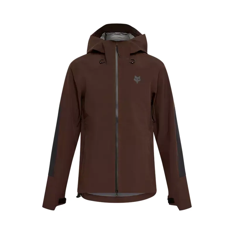 Fox Defend 3-Layer Water Mountain Bike Jacket in Cocoa Brown