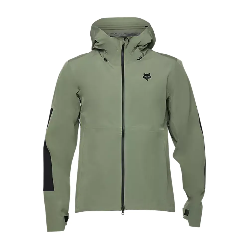 Team Cycles Fox Head Clothing Fox Defend 3-Layer Water Jacket in Moss Green | Interest FREE Finance & Online Refund Policy.