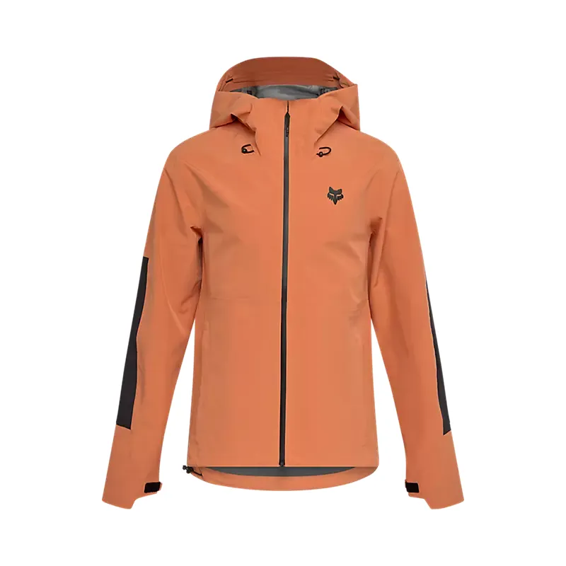 Fox Defend 3-Layer Water Mountain Bike Jacket in Coral