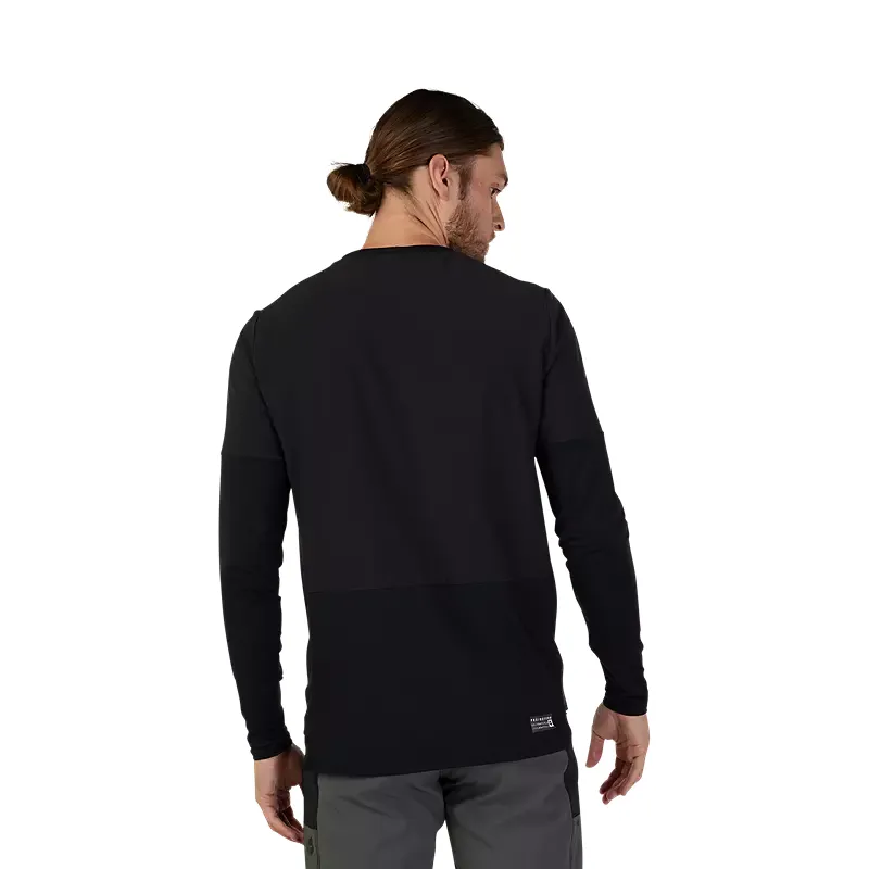 Fox Defend Thermal Long Sleeve Mountain Bike Jersey in Black-2