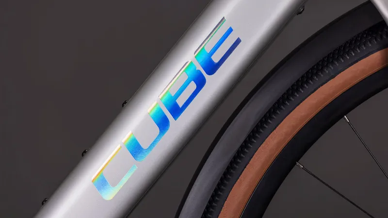 Cube Nulane Hybrid C:62 Race FE 400Wh Electric Hybrid Bike in Sleekgrey and Prism-3