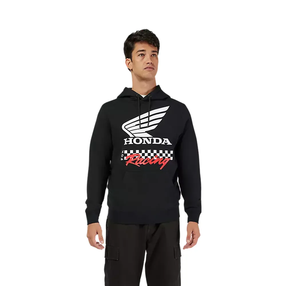 Team Cycles Fox Head Clothing Fox Honda Pullover Hoodie in Black | Interest FREE Finance & Online Refund Policy.