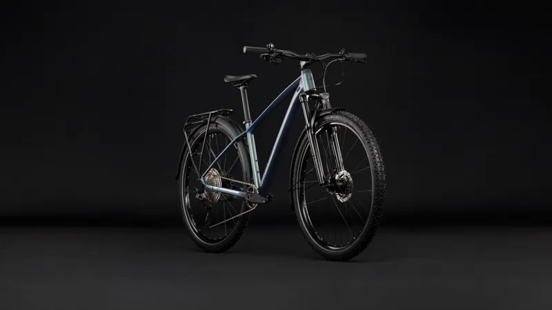 Cube Aim SLX FE Hardtail Mountain Bike in Shiftverde and Chrome-8