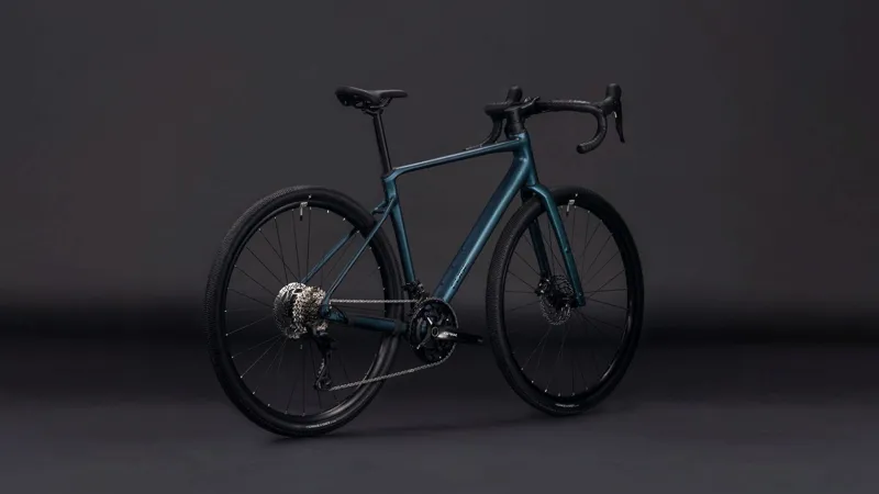 Cube Nuroad Race Gravel Bike in Royalgreen and Black-5