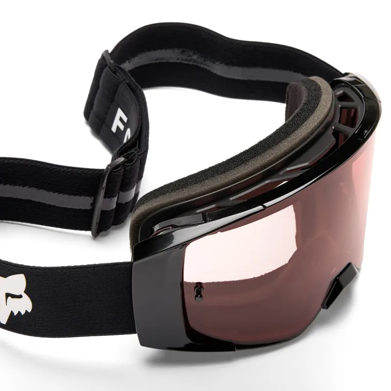 Fox MTB Vue Max Goggle in VIVID Black and Red-2