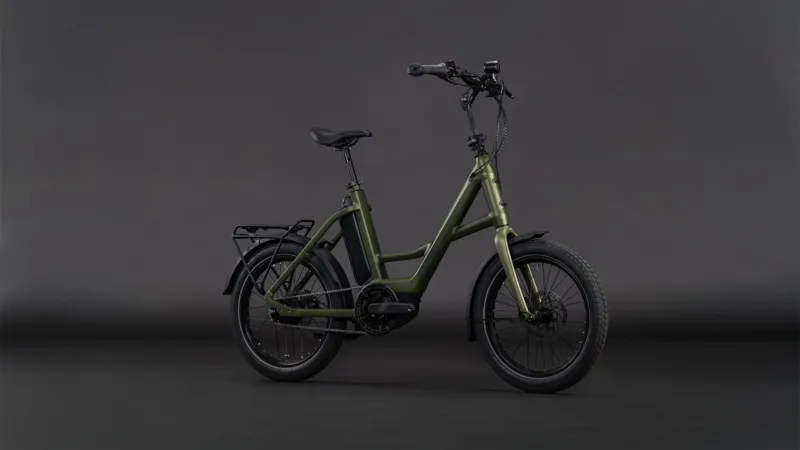 Cube Compact Hybrid Comfort 545Wh Electric Hybrid Bike in Reedgreen and Reflex-6