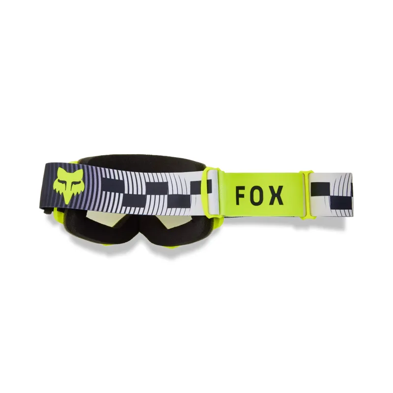 Fox Main Collect Mountain Bike Goggles in Grey and Yellow-1