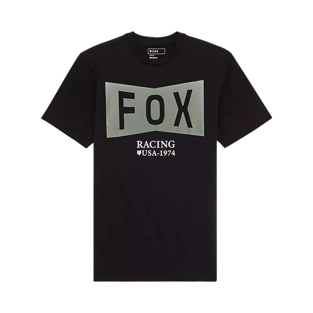 Team Cycles Fox Head Clothing Fox Typeface Premium Tee in Black | Interest FREE Finance & Online Refund Policy.