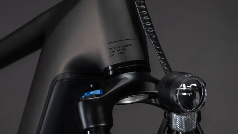 Cube Touring Hybrid Comfort SLX 800Wh Electric Hybrid Bike in Charcoal and Chrome-2