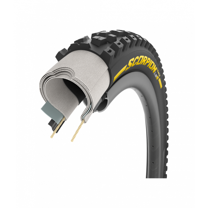 Pirelli Scorpion Race Enduro M DualWALL Mountain Bike Tyre in Yellow - 27.5 and 29 Inch-5