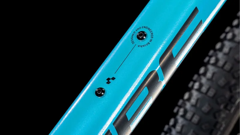 Cube Aim Race Mountain Bike in Swimmingpool and Black-1