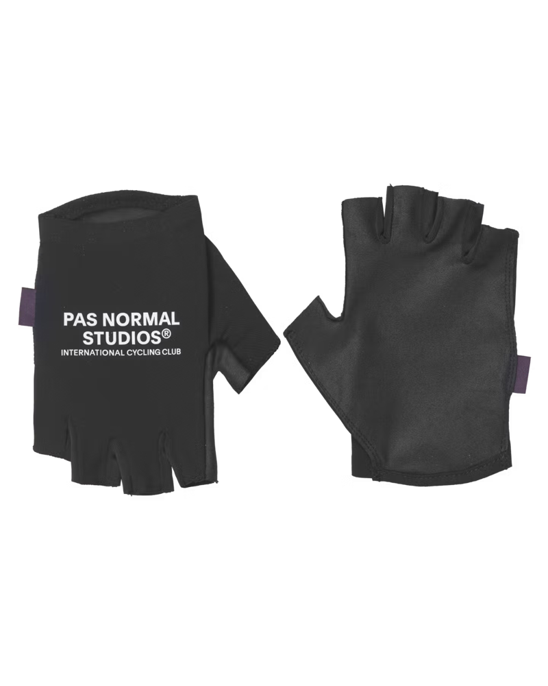 Pas Normal Studios Logo Race Mitts in Black