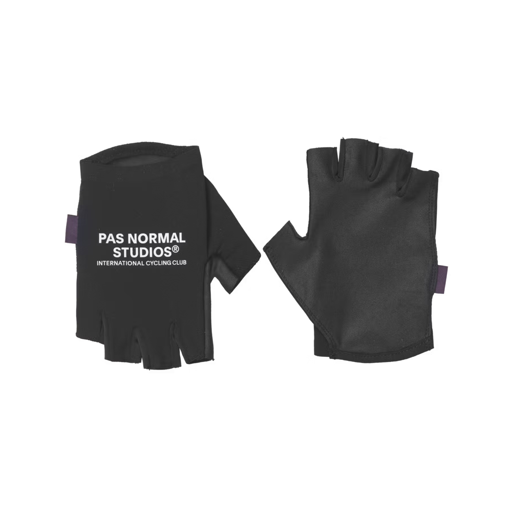 Team Cycles Pas Normal Studios Logo Race Mitts in Black | Interest FREE Finance & Online Refund Policy.