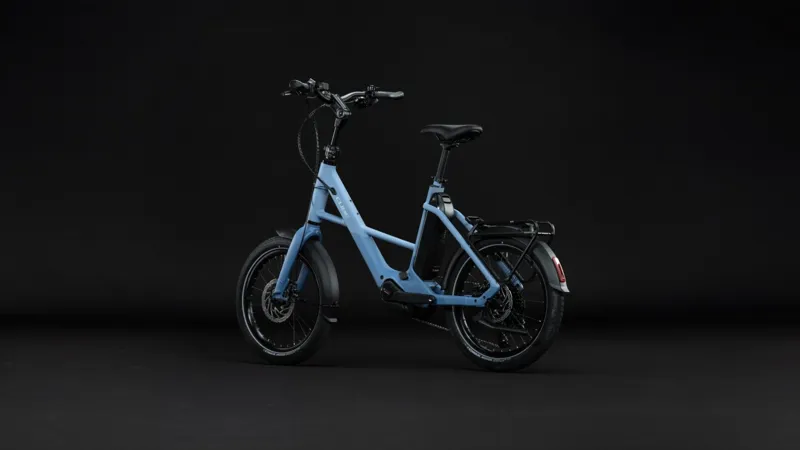 Cube Compact Hybrid 540Wh Electric Hybrid Bike in Thistleblue and Blue-8