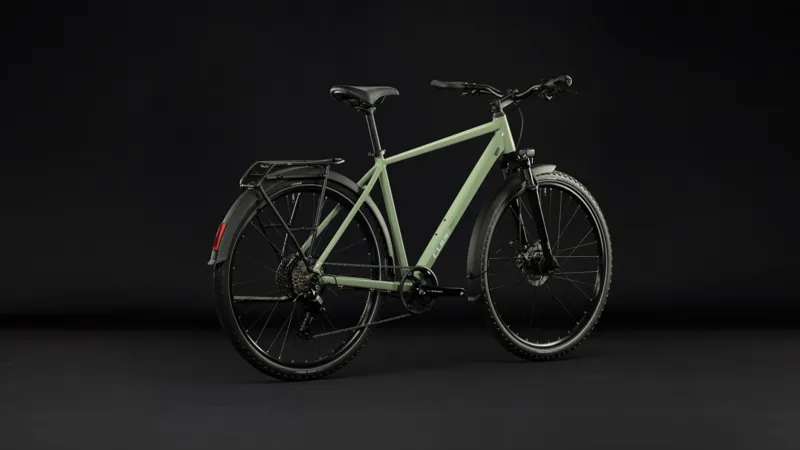 Cube Nature ONE FE Hyrbid Bike in Almondgreen and Green-7
