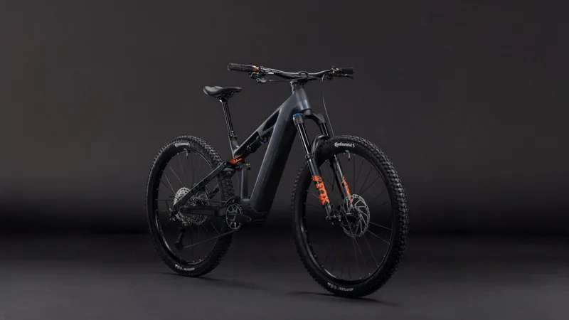 Cube Stereo Hybrid ONE44 HPC SLX 800Wh Full Suspension Mountain Bike in Slabgrey and Orange-7