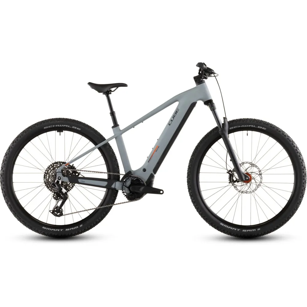 Team Cycles Cube Reaction Hybrid Race 800Wh Electric Mountain Bike in Vulcan and Orange | Interest FREE Finance & Online Refund Policy.