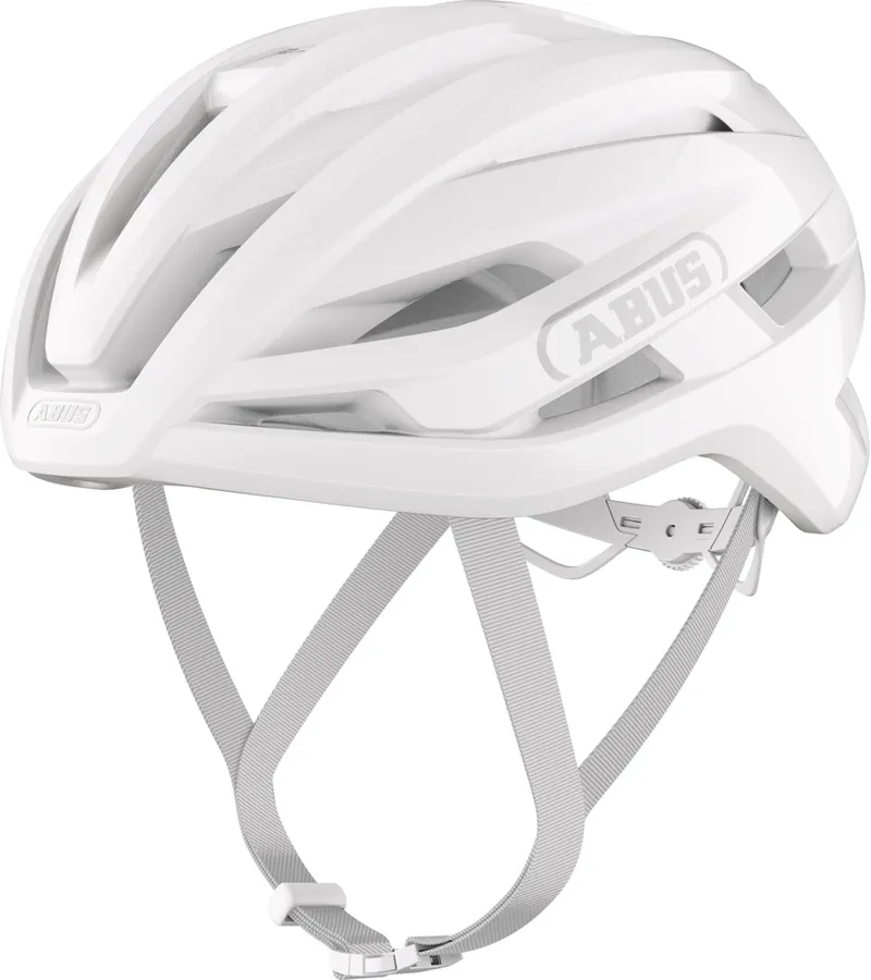 Abus Stormachaser ACE Road Bike Helmet in Pure White-2