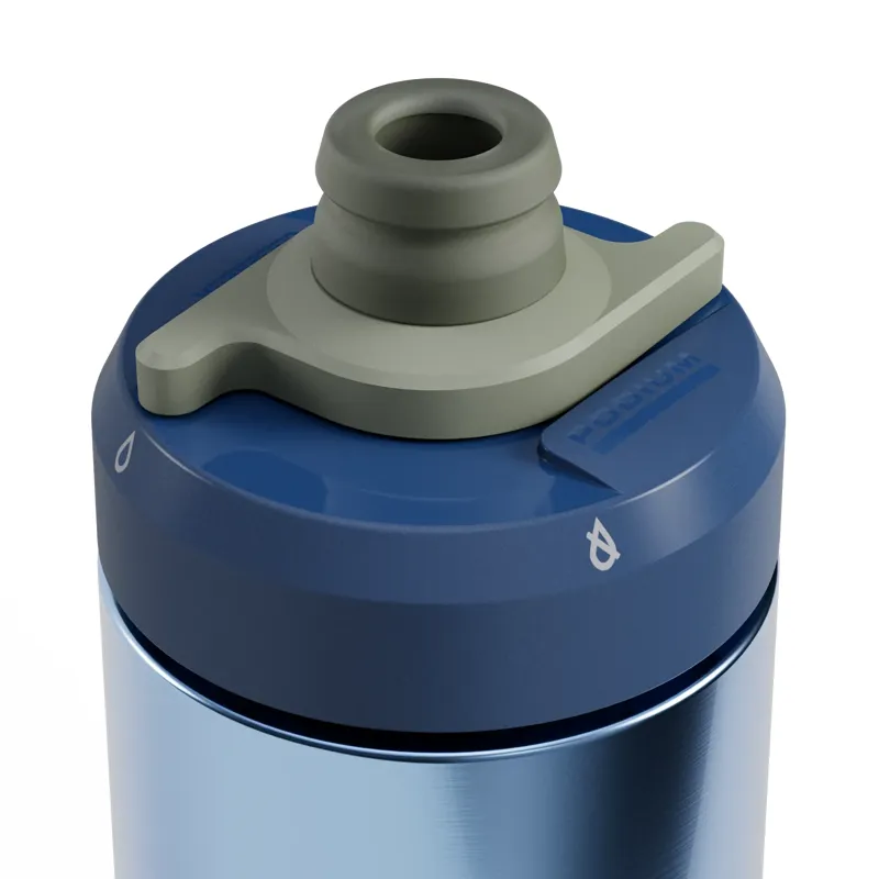 CamelBak Podium Steel Bike Bottle in Mercury Deep Sea - 650ml-2