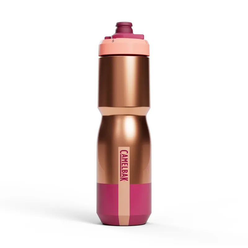 CamelBak Podium Steel Bike Bottle in Mercury Blush - 650ml