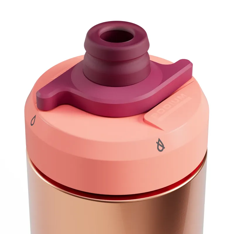 CamelBak Podium Steel Bike Bottle in Mercury Blush - 650ml-2