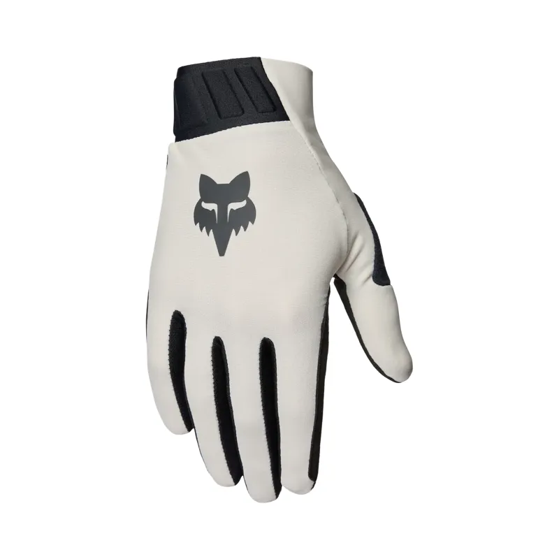 Fox Flexair Mountain Bike Gloves in Chalk White