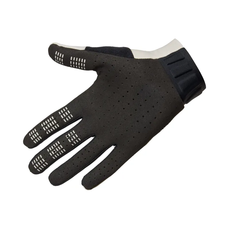 Fox Flexair Mountain Bike Gloves in Chalk White-1