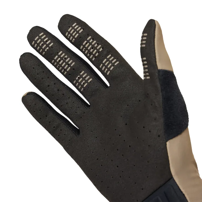 Fox Flexair Mountain Bike Gloves in Nutmeg Brown-2