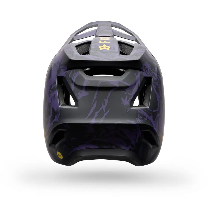 Rampage Image Print Full Face Mountain Bike Helmet in Plum Purple-3