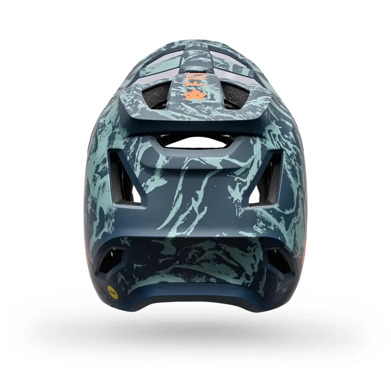 Rampage Image Print Full Face Mountain Bike Helmet in Arctic Blue-3