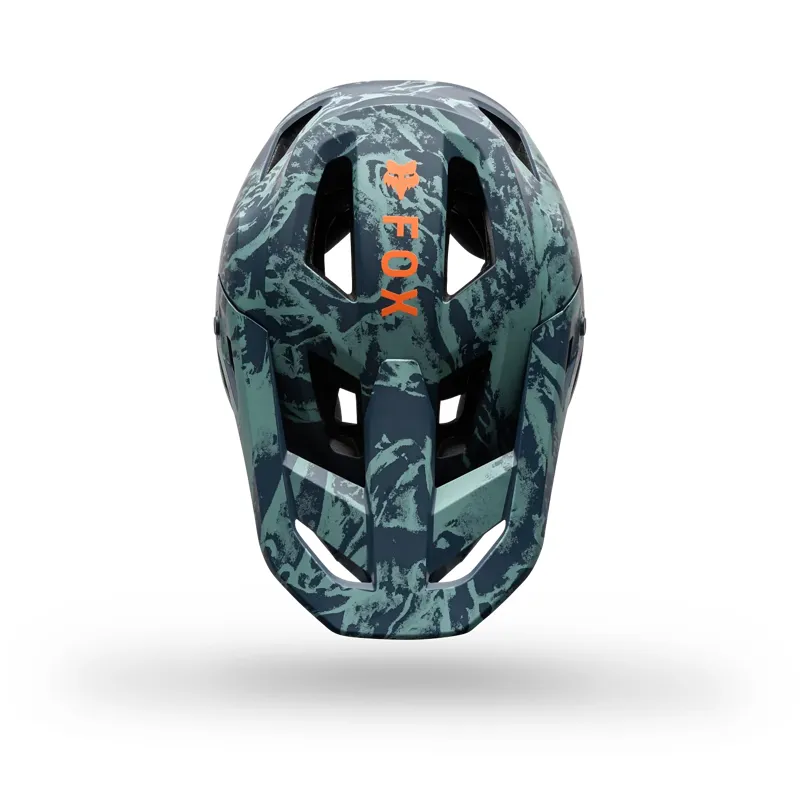 Rampage Image Print Full Face Mountain Bike Helmet in Arctic Blue-4