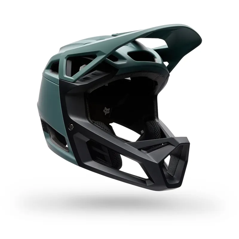 Fox Proframe Solid Full Face Mountain Bike Helmet in Sage Green-1