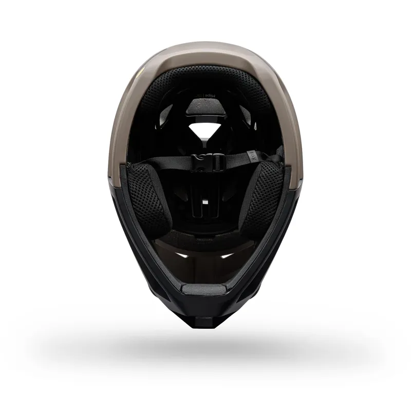 Fox Proframe Solid Full Face Mountain Bike Helmet in Nutmeg Brown-6