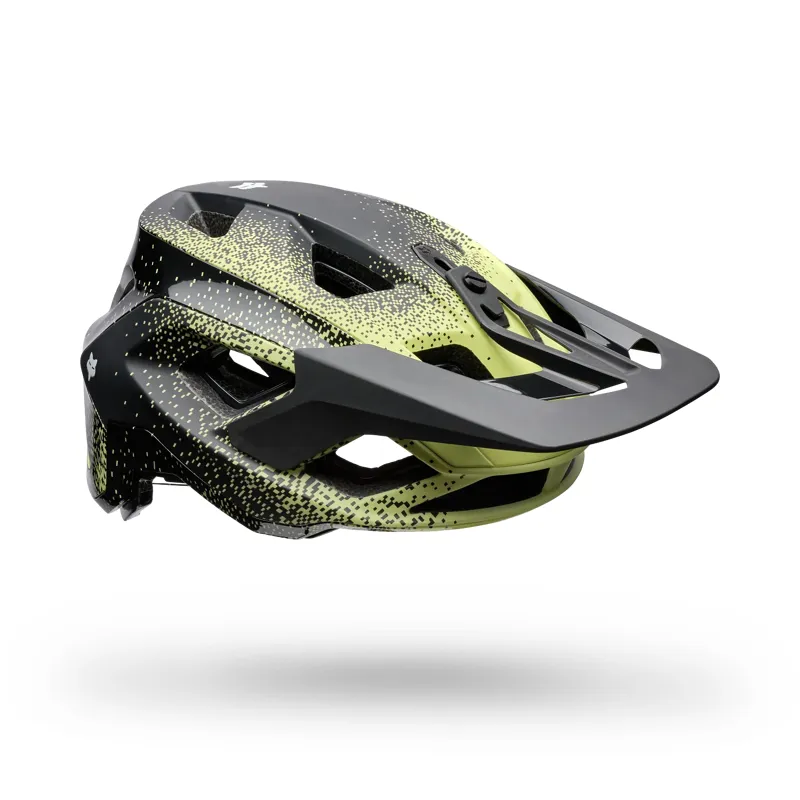 Fox Speedframe RS Aura Mountain Bike Helmet in Lime-1
