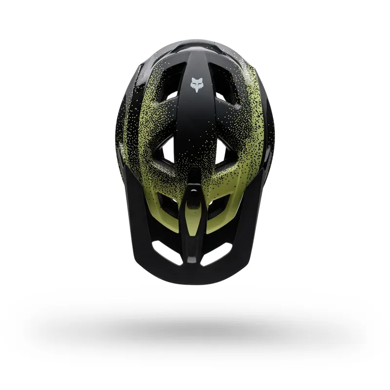 Fox Speedframe RS Aura Mountain Bike Helmet in Lime-2