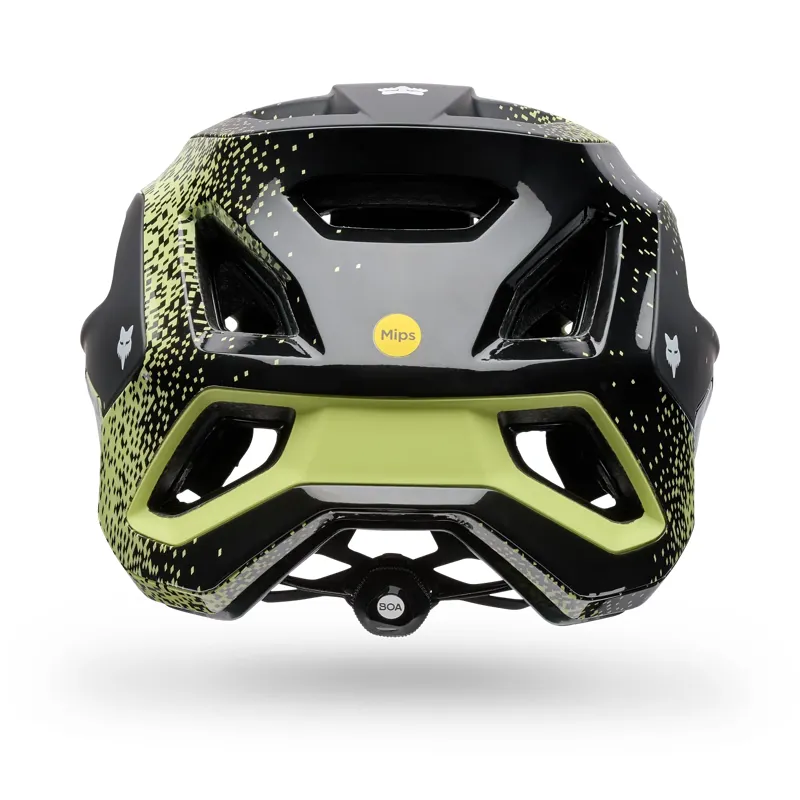 Fox Speedframe RS Aura Mountain Bike Helmet in Lime-3