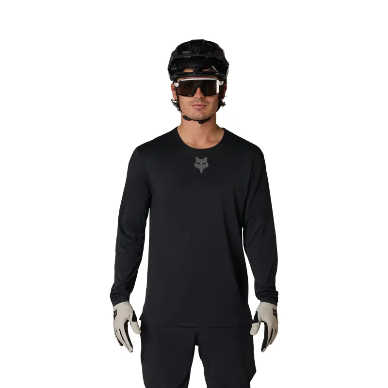 Fox Flexair Long Sleeve Jersey in Chalk-2