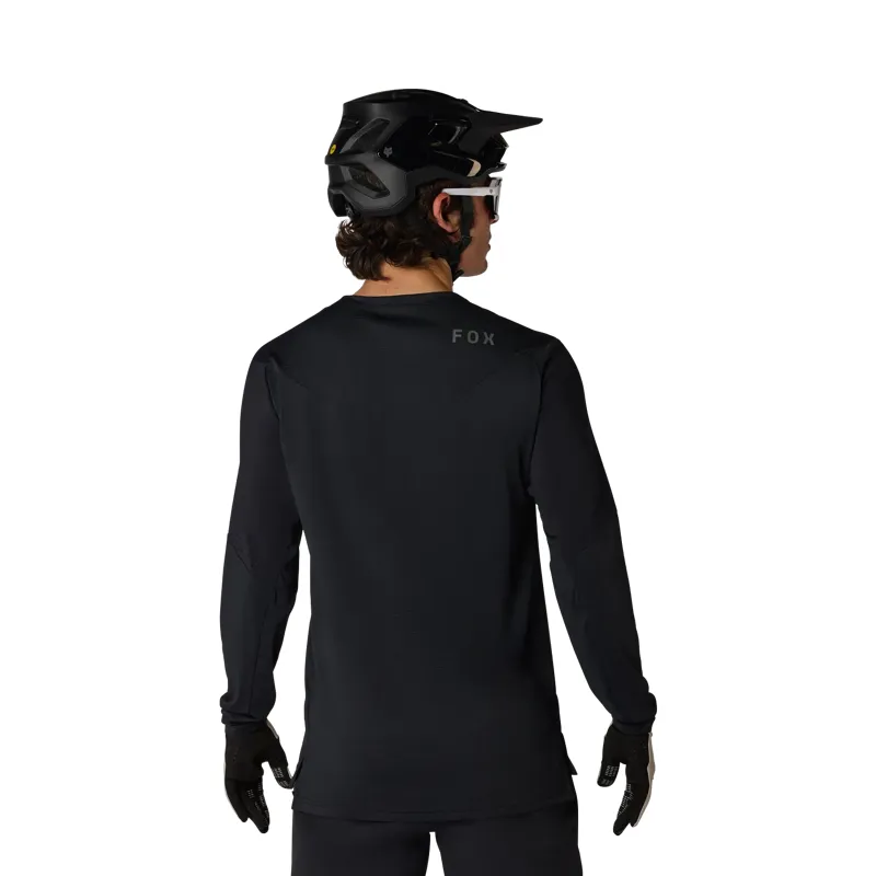 Fox Flexair Long Sleeve Jersey in Chalk-3