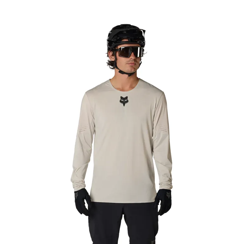 Fox Flexair Long Sleeve Jersey in Black-2