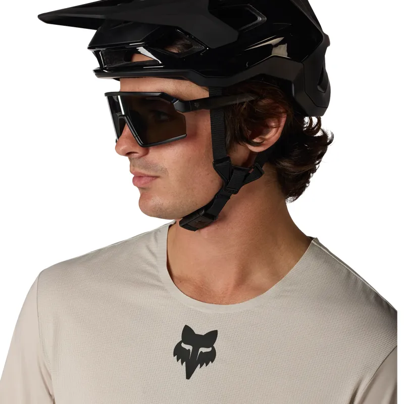 Fox Flexair Long Sleeve Jersey in Black-4