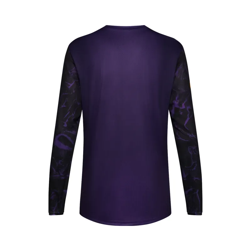 Ranger Long Sleeve Image Print Jersey in Plum Purple-1