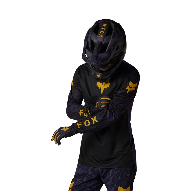 Ranger Long Sleeve Image Print Jersey in Plum Purple-5