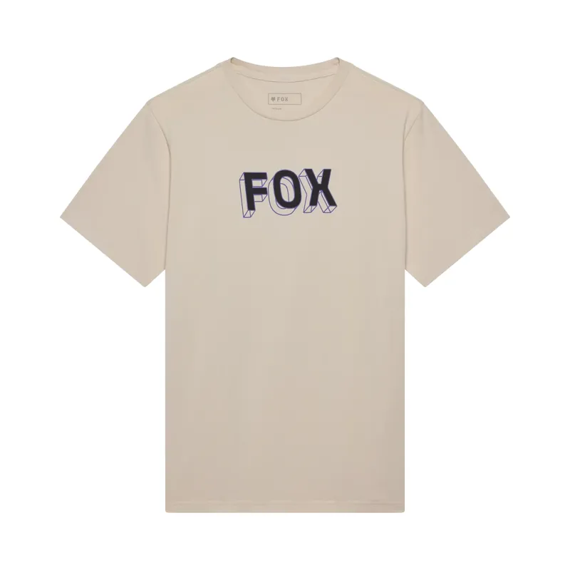 Fox Image Print 195 Original Tee in Chalk White
